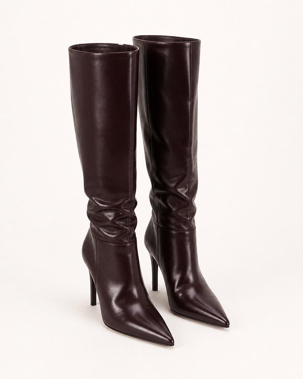 Zara | Knee High Boots With Heel