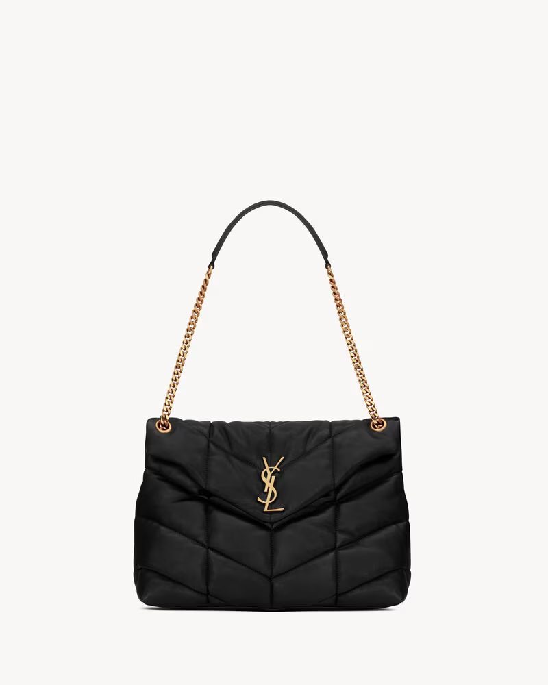 Saint Laurent | Black Puffer Bag