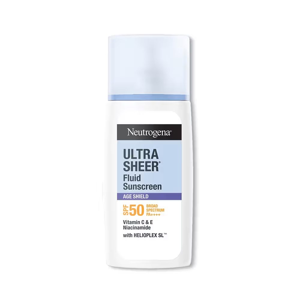 Neutrogena | Ultrasheer Age Shield Fluid Face Sunscreen SPF 50+