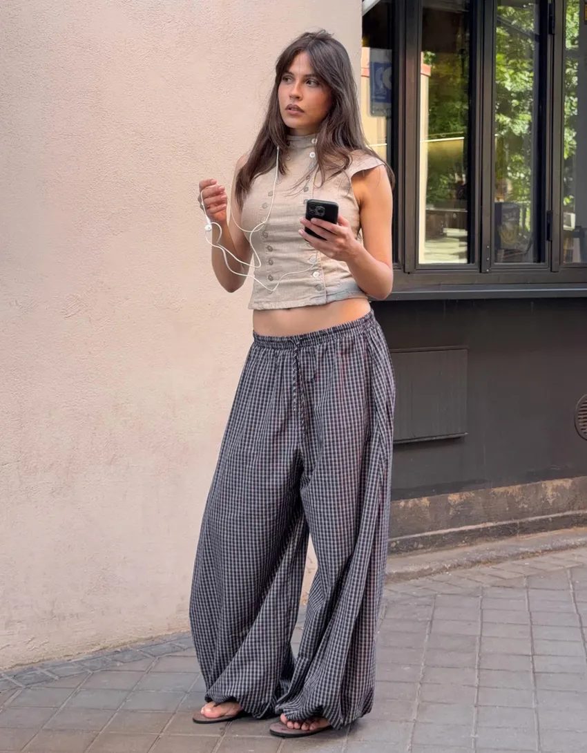 Bershka | Poplin bloomer trousers - Women