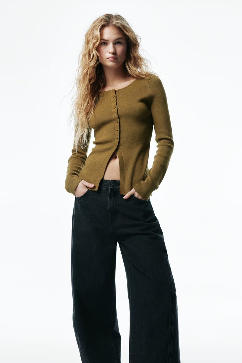 H&M | Rib-knit cardigan