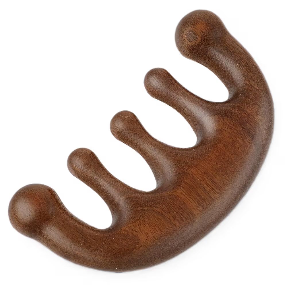 Bronson Professional | Wooden Scalp Massager Comb Gua Sha