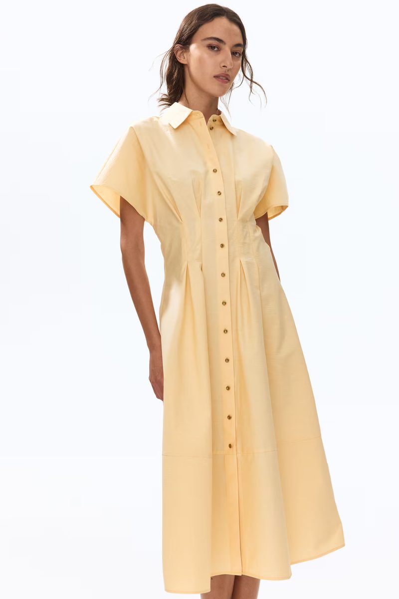 H&M | Waisted Shirt Dress