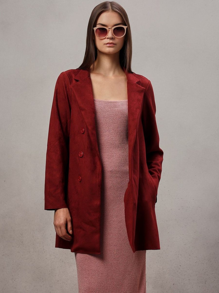 Vero Moda | Women Regular Fit Long Sleeve Notched Collar Front Open Overcoat -  - Apparel for Women