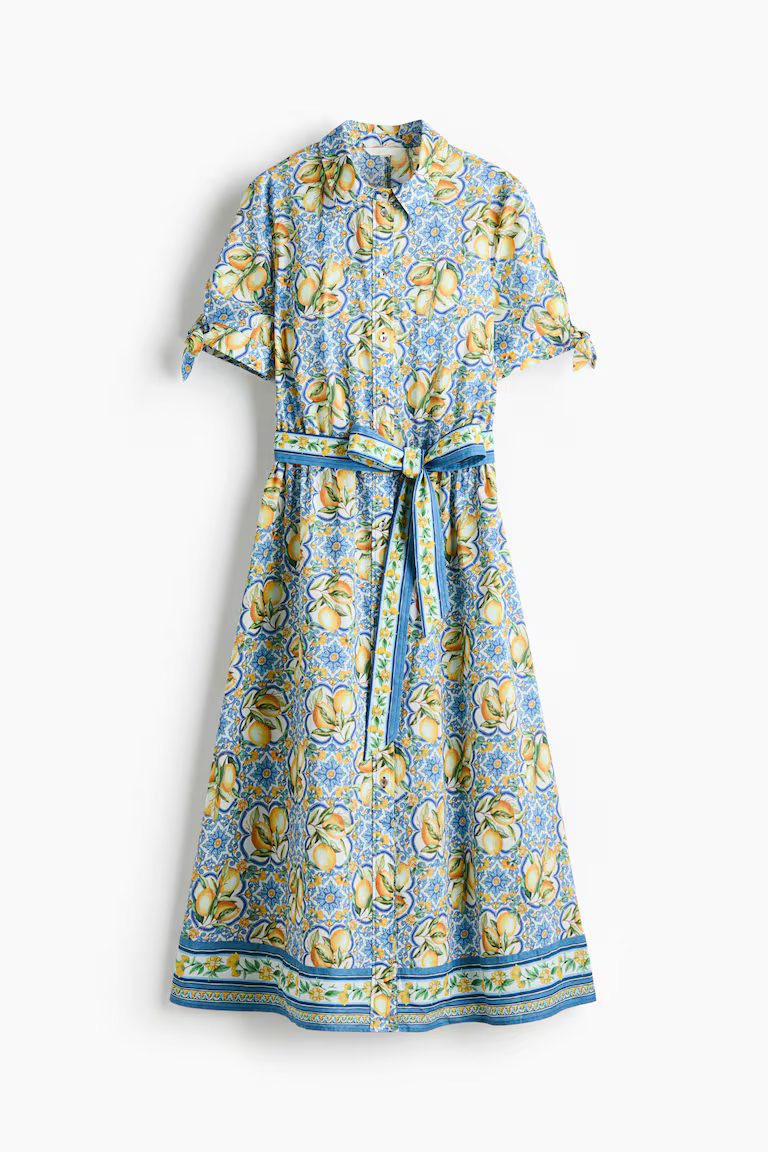 H&M | Short-sleeved shirt dress